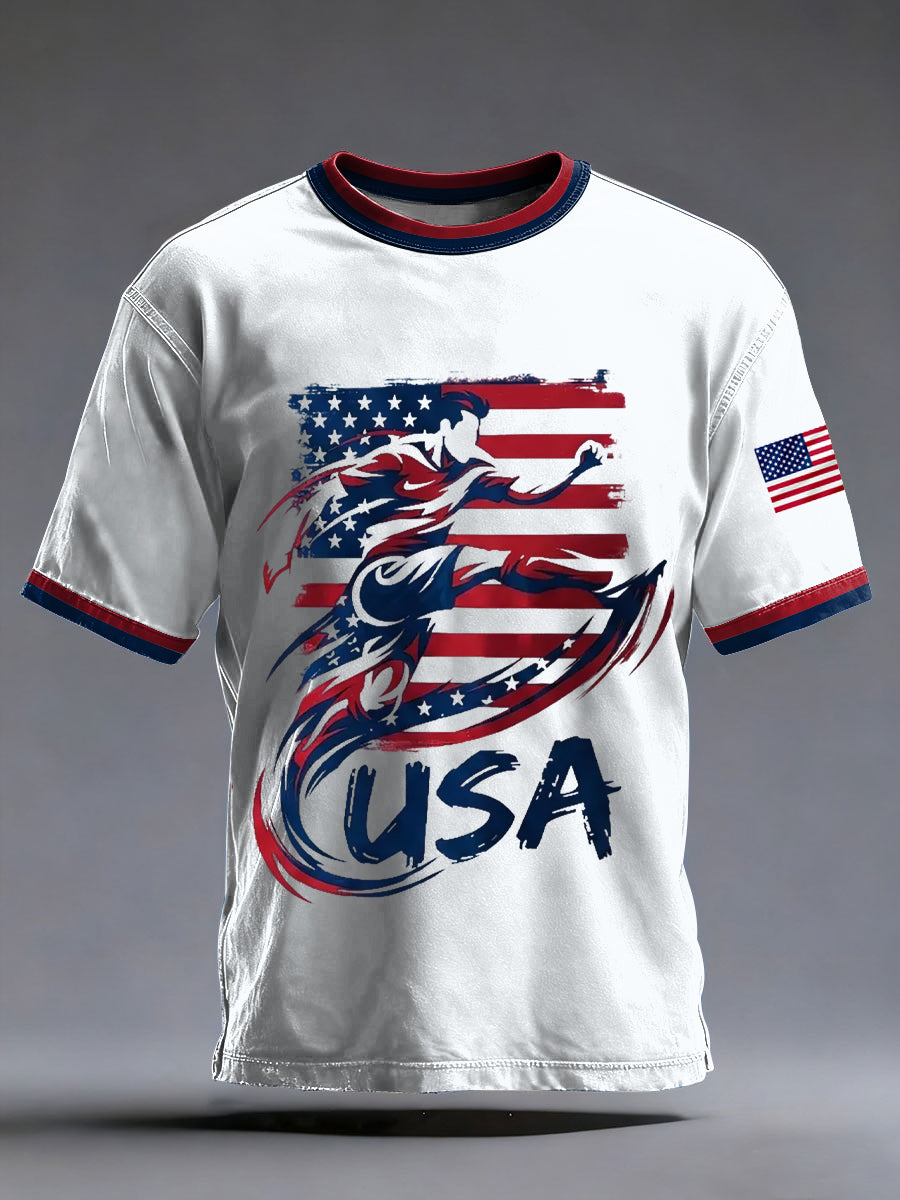 Men's USA Soccer Printed T-shirt