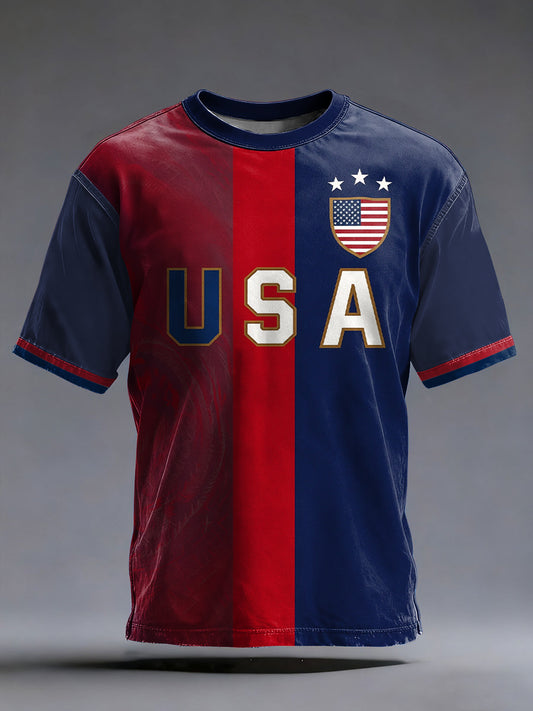 Men's USA Soccer Printed T-shirt