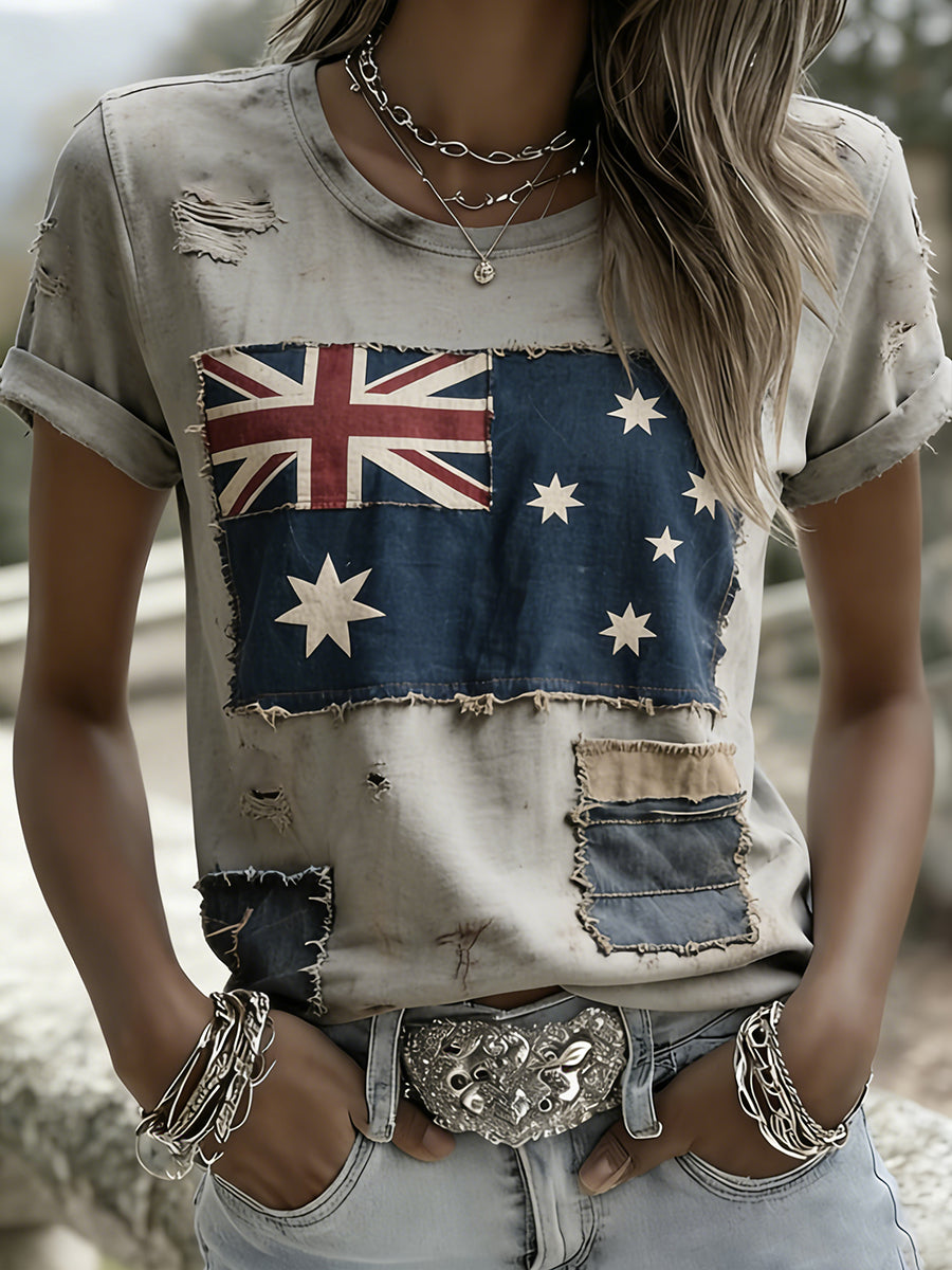 Women's Vintage Australian Holiday Casual Comfortable T-shirt