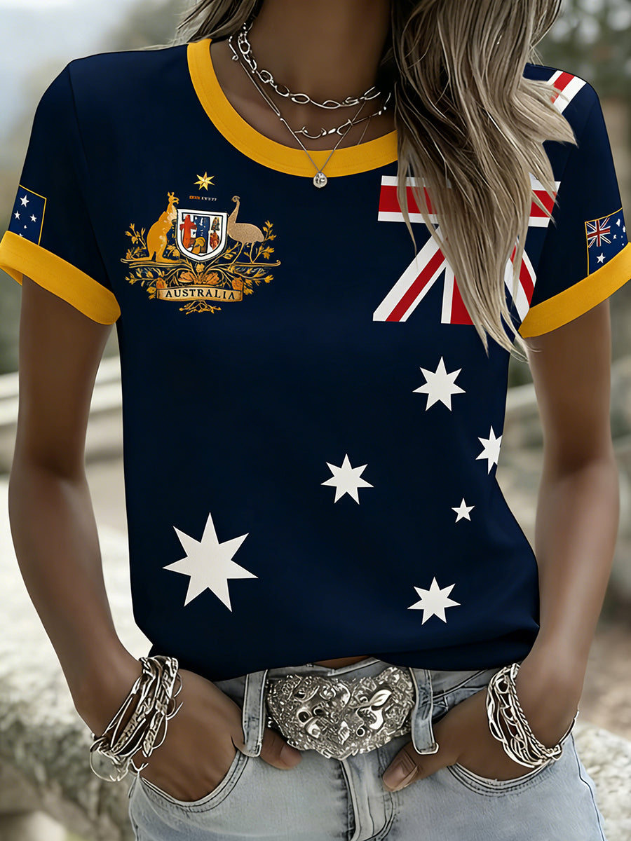 Women's Vintage Australian Holiday Casual Comfortable T-shirt
