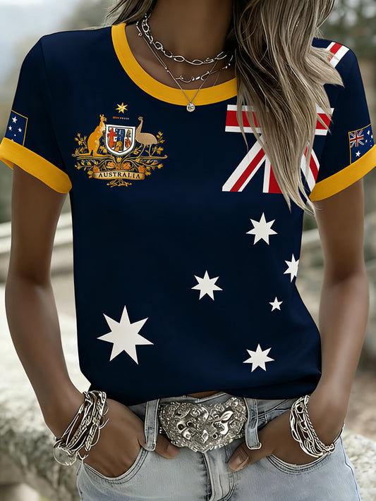 Women's Vintage Australian Holiday Casual Comfortable T-shirt