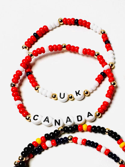 Colorful Letter Elastic Bracelet