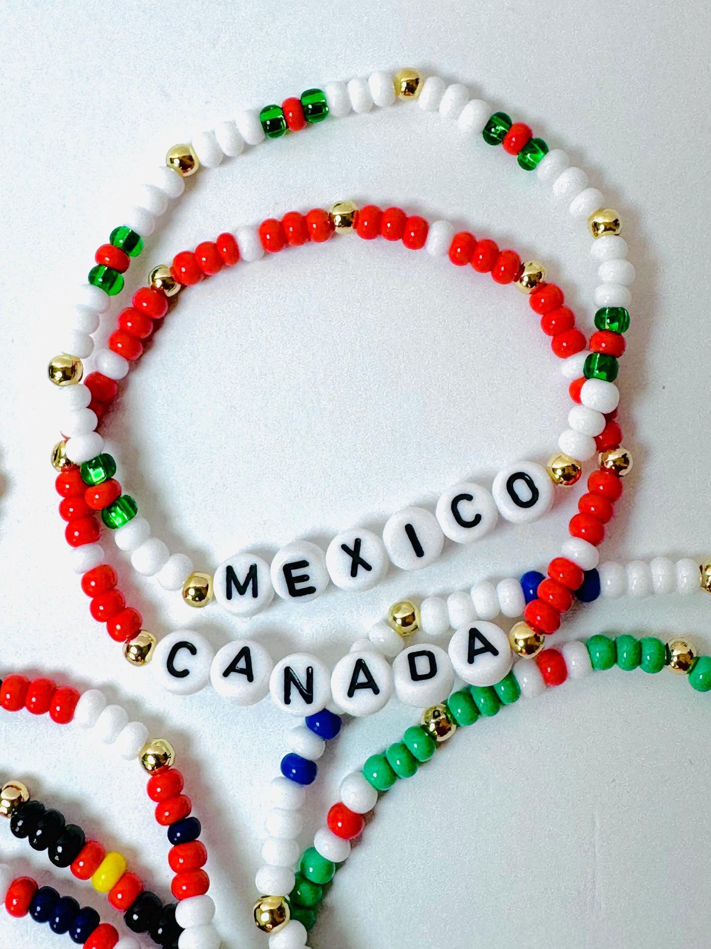 Colorful Letter Elastic Bracelet