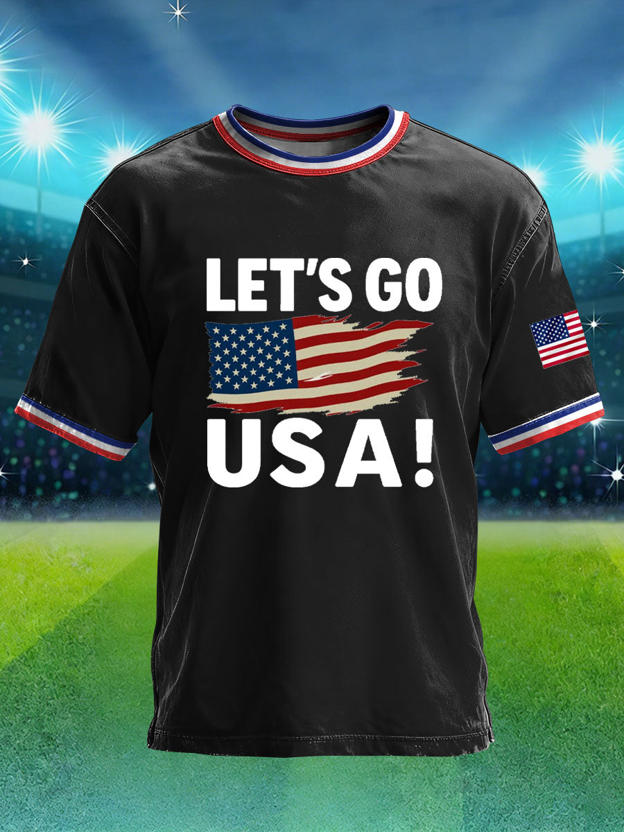 Men's USA Soccer Printed T-shirt