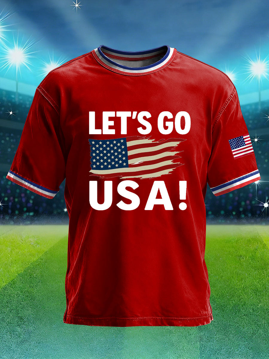 Men's USA Soccer Printed T-shirt