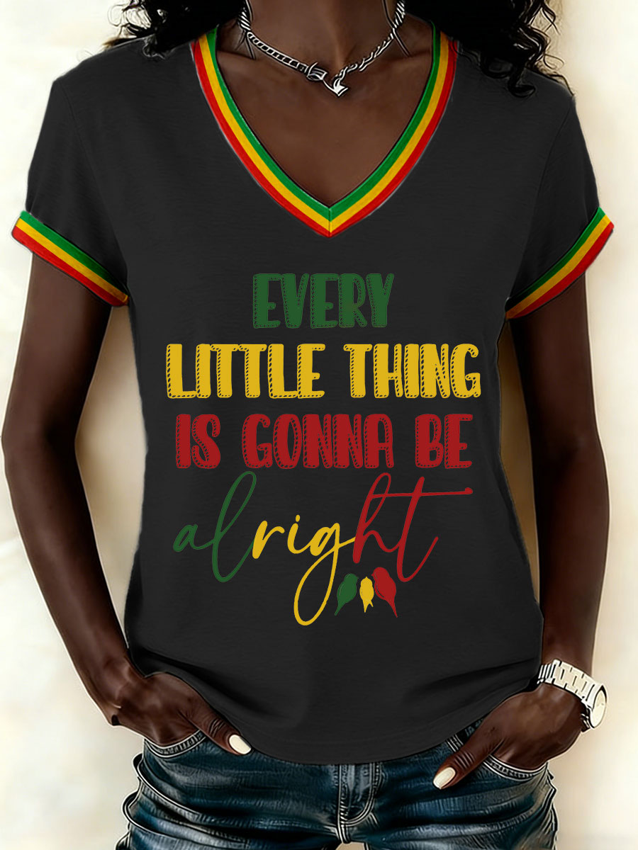 Women's 'Every Little Thing Is Gonna Be Alright' T-Shirt