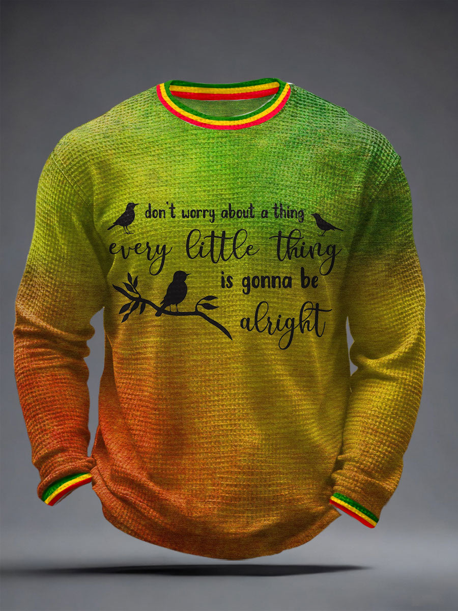 Men's 'Every little thing is gonna be alright' Long Sleeve T-Shirt