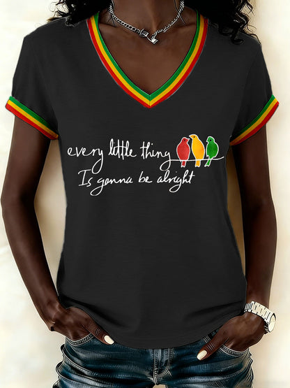 Women's 'Every Little Thing Is Gonna Be Alright' T-Shirt