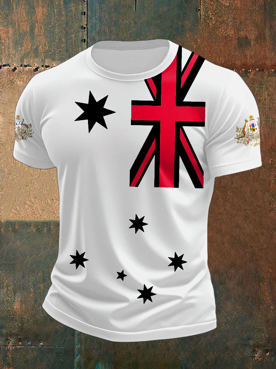 Men's Australia Patriotic Printed T-shirt
