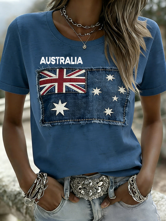 Women's Vintage Australian Holiday Casual Comfortable T-shirt