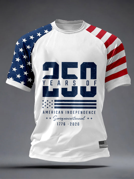 Men's American 250th Anniversary Print T-Shirt