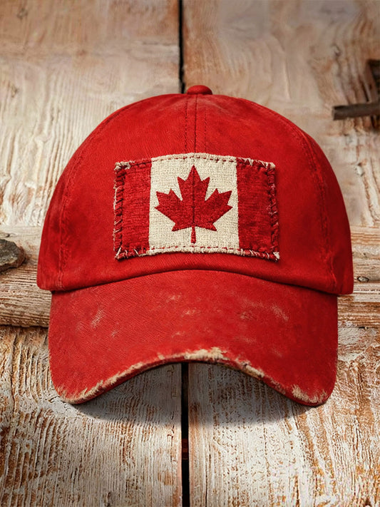 Canada flag retro unisex hats