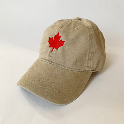 Unisex Canada Maple Leaf Embroidered Hat