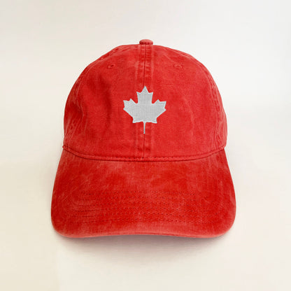 Unisex Canada Maple Leaf Embroidered Hat