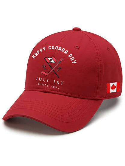 Unisex Happy Canada Day July 1st Since 1867 Print Hat