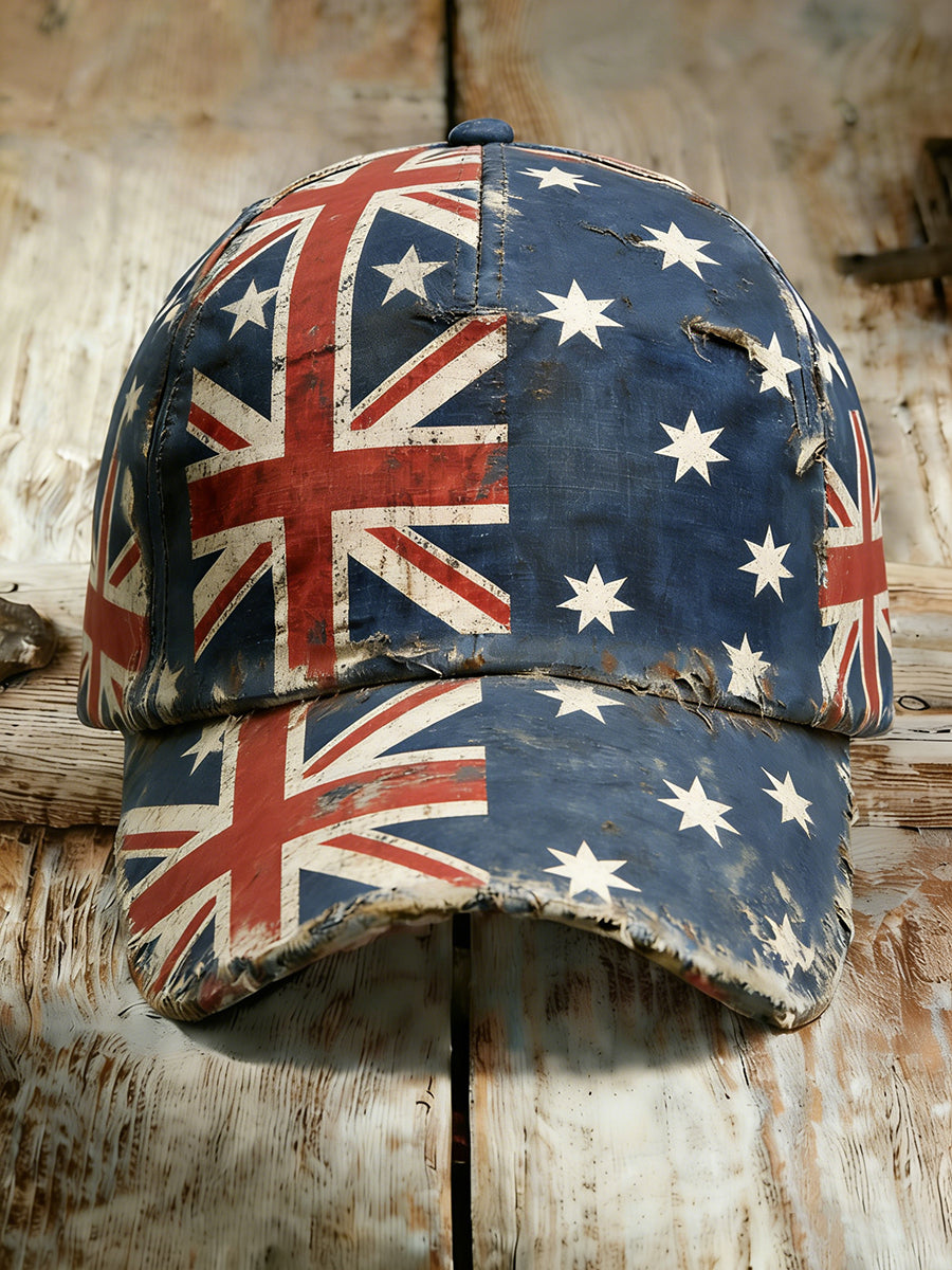 Unisex Vintage Australian Vacation Pattern Printed Hat