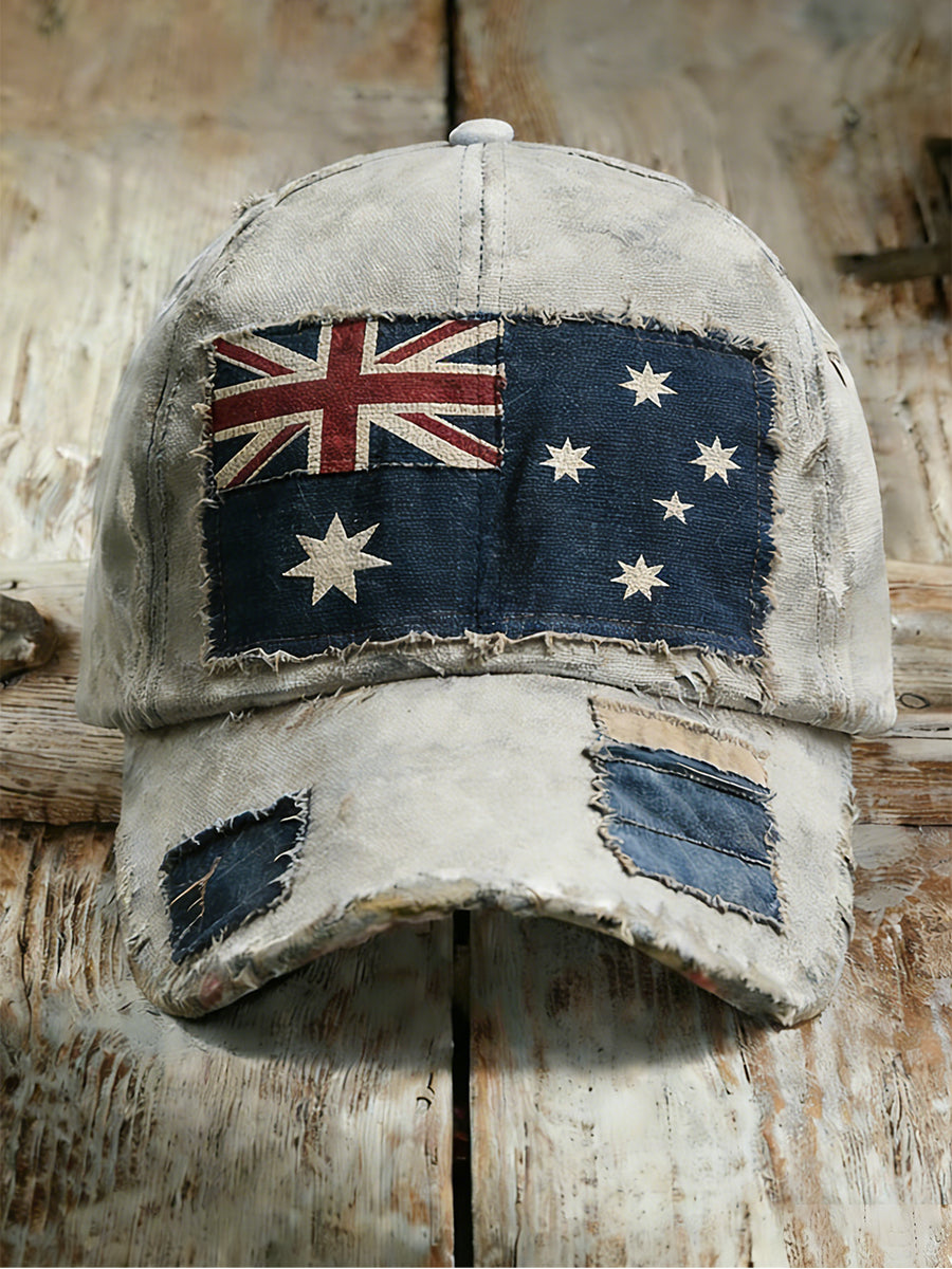 Unisex Vintage Australian Vacation Pattern Printed Hat