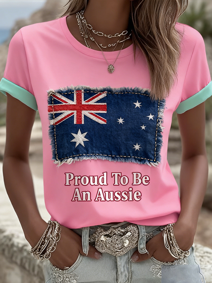 Women's Vintage Australian Holiday Casual Comfortable T-shirt