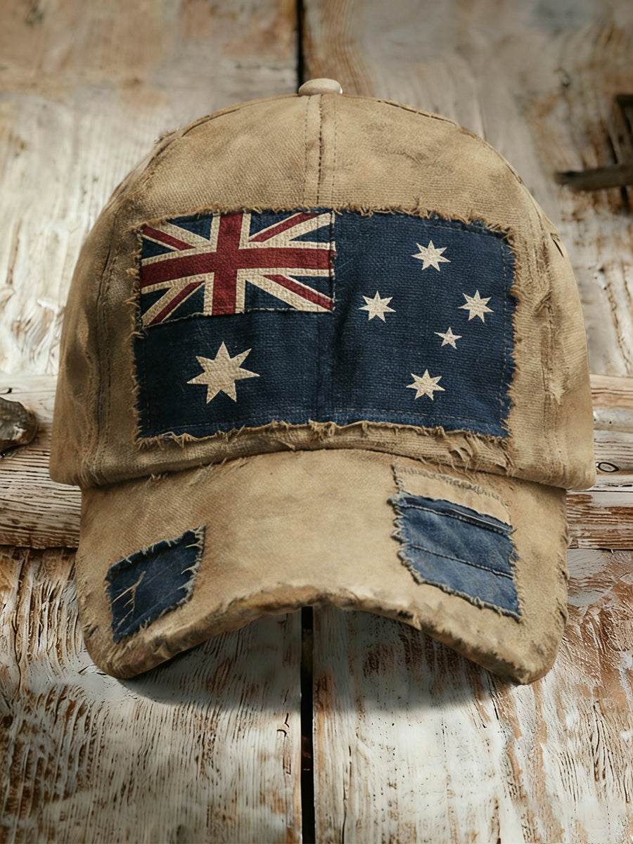 Unisex Vintage Australian Vacation Pattern Printed Hat