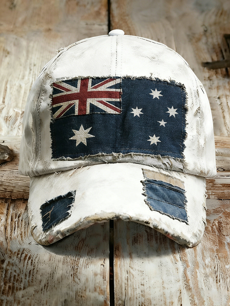 Unisex Vintage Australian Vacation Pattern Printed Hat