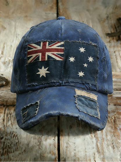 Unisex Vintage Australian Vacation Pattern Printed Hat