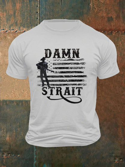 Men's Damn Strait Country Music Fan T-shirt