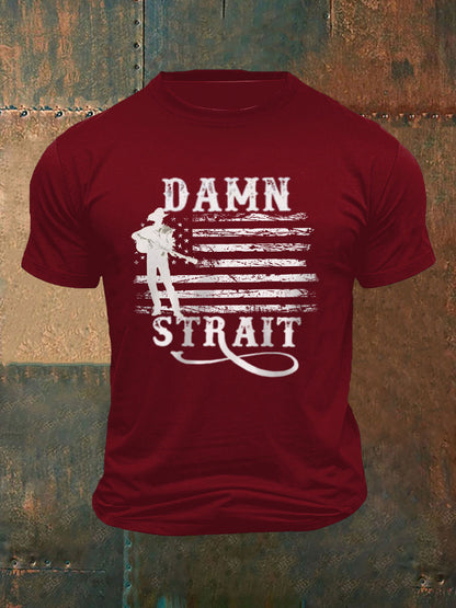Men's Damn Strait Country Music Fan T-shirt