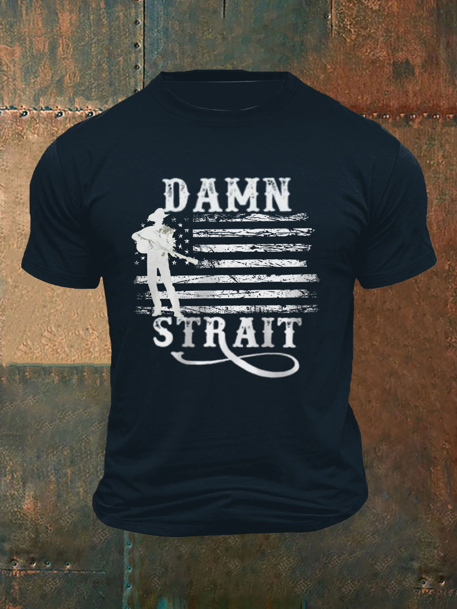 Men's Damn Strait Country Music Fan T-shirt