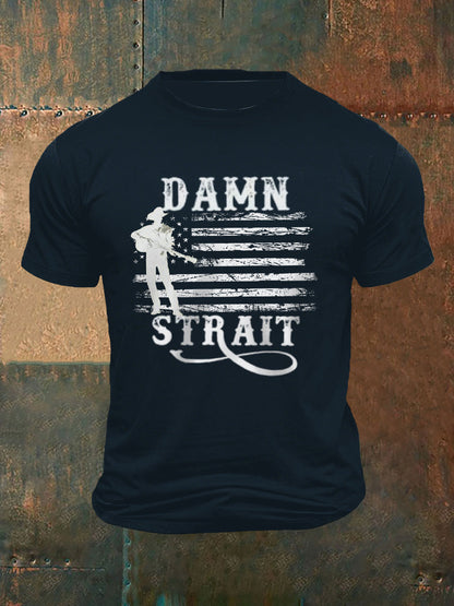 Men's Damn Strait Country Music Fan T-shirt