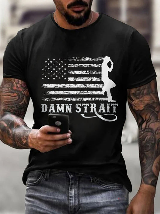 Men's Damn Strait Country Music Fan T-shirt