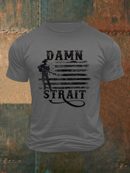 Men's Damn Strait Country Music Fan T-shirt