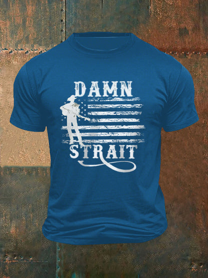 Men's Damn Strait Country Music Fan T-shirt