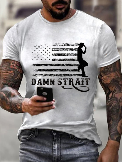Men's Damn Strait Country Music Fan T-shirt