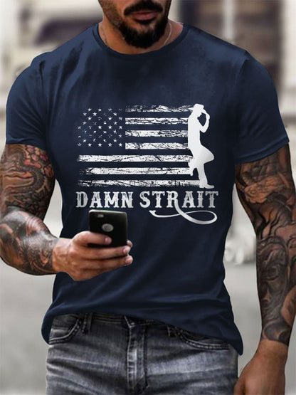 Men's Damn Strait Country Music Fan T-shirt