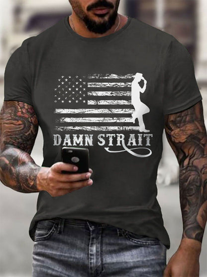 Men's Damn Strait Country Music Fan T-shirt
