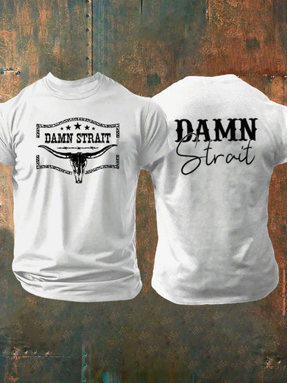 Men's Damn Strait Country Music Fan T-shirt
