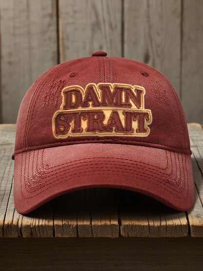 Unisex Damn Strait Country Music Fan Hat