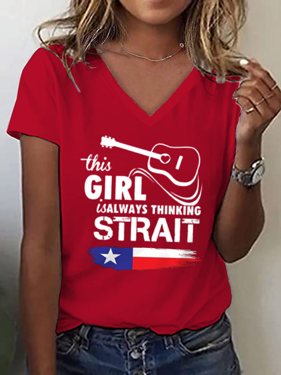 Women's Country Music Fan short-sleeved T-shirt