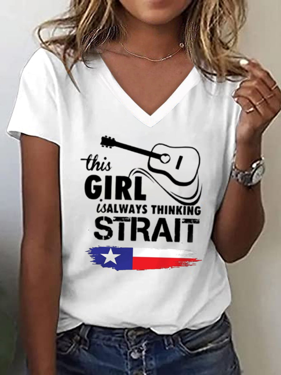 Women's Country Music Fan short-sleeved T-shirt