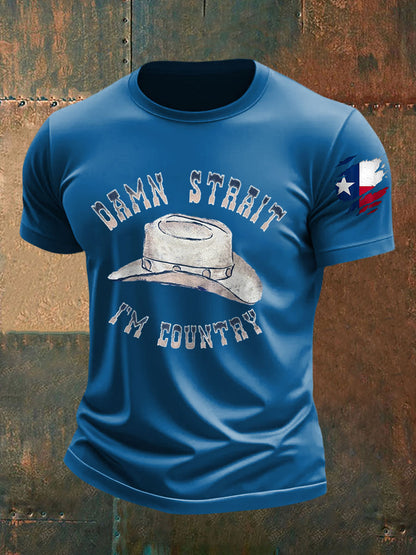 Men's Damn Strait Country Music Fan T-shirt