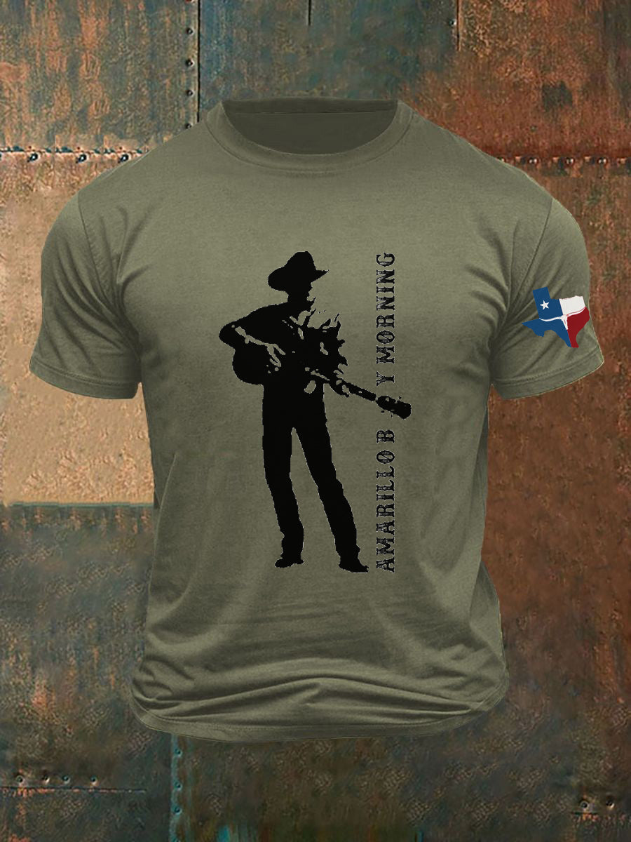 Men's Amarillo By Morning Printed T-shirt