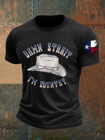 Men's Damn Strait Country Music Fan T-shirt
