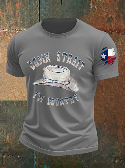 Men's Damn Strait Country Music Fan T-shirt