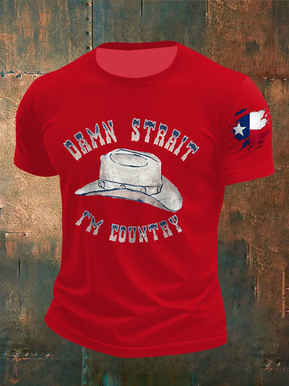 Men's Damn Strait Country Music Fan T-shirt