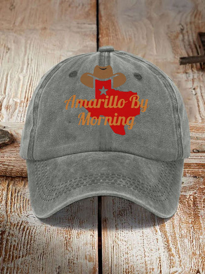 Unisex Amarillo By Morning Print Hat