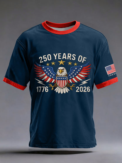 Men's American 250th Anniversary Print T-Shirt