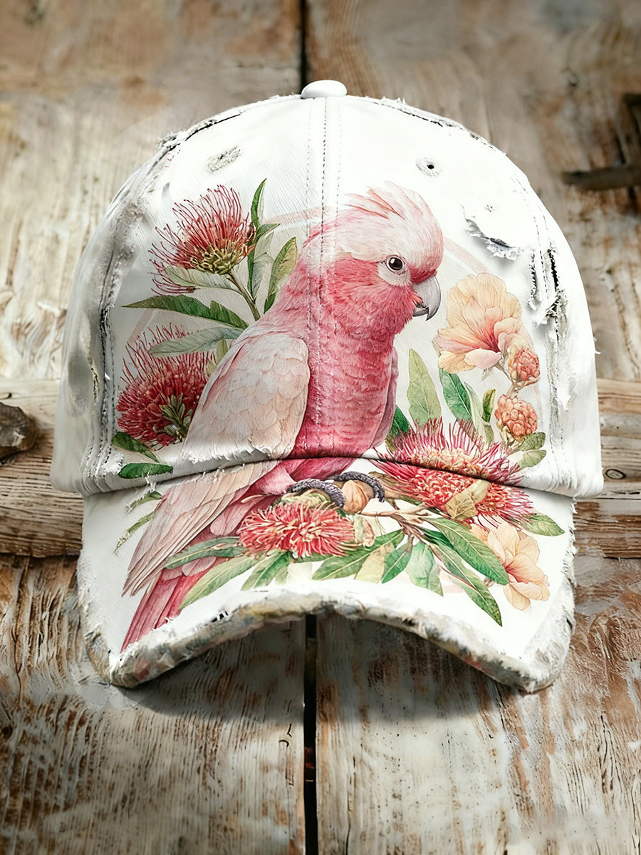 Unisex Vintage Australian Vacation Pattern Printed Hat