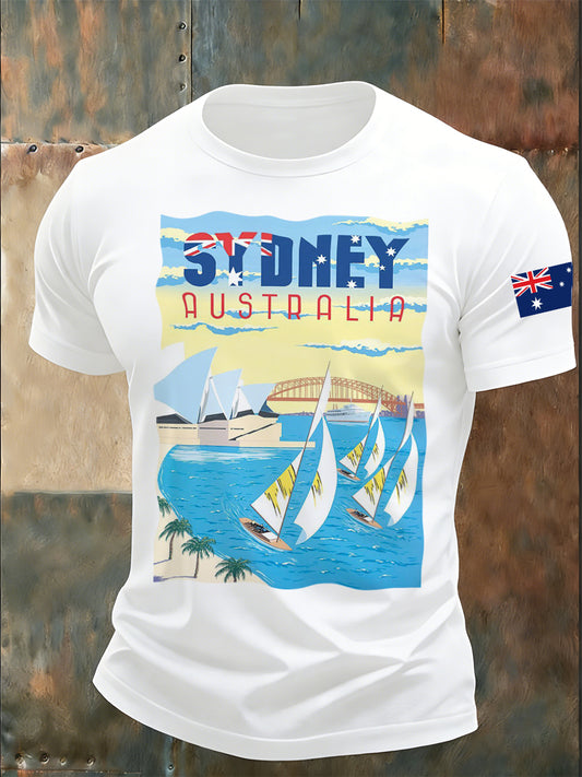 Men's Australian Print T-Shirt