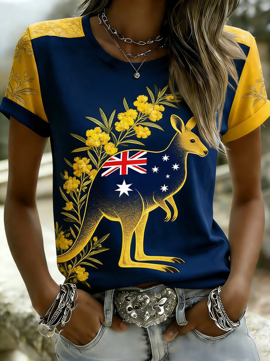 Women's Vintage Australian Holiday Short-Sleeve T-Shirt