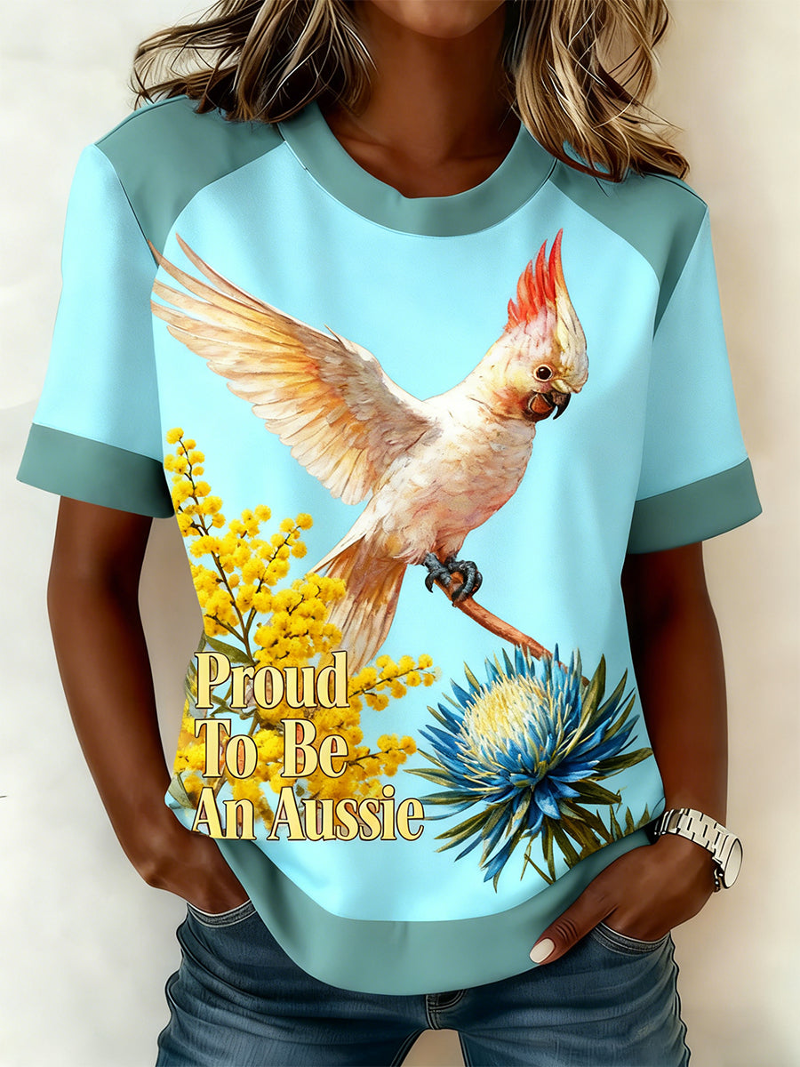 Women's Vintage Australian Holiday Casual Comfortable T-shirt